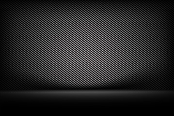 Poster - abstract background dark with carbon fiber texture vector illust