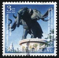 Poster - statue of three headed elephant  Airavata