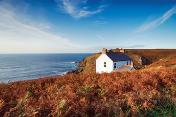 Poster - Cottage at Cape Cornwall