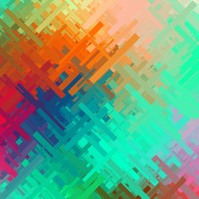 Color Glitch Background, Distortion Effect, Abstract Texture, Random Diagonal Lines For Design Concepts, Posters, Wallpapers, Presentations And Prints. Vector Illustration.