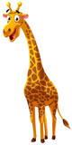 Fototapeta Fototapety na ścianę do pokoju dziecięcego - Giraffe cartoon style