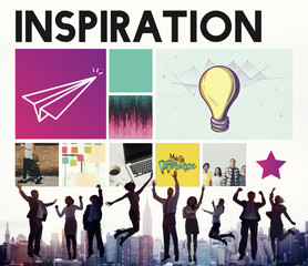 Wall Mural - Ideas Imagination Inspiration Thoughts Graphic Concept