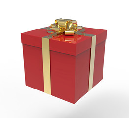 Wall Mural - gift box, 3d rendering