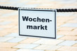 Schild 119 - Wochenmarkt