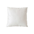 Blank white square pillow