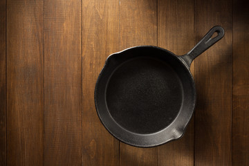 Poster - frying pan  on table