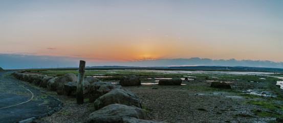 Sunrise Beach Dorset Pano 4