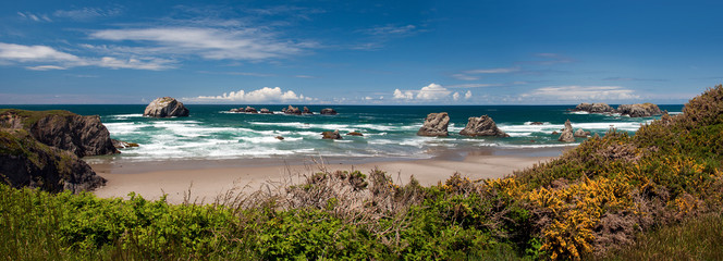 oregon coast panorama by bandon oregon