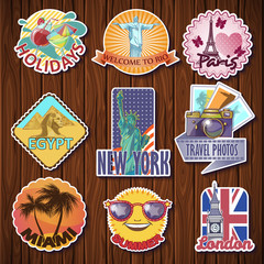 Poster - Travel Stickers Set