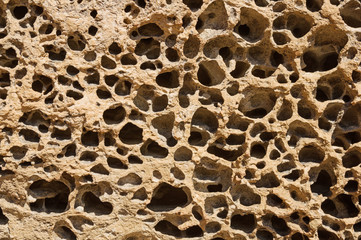 pocketed rock background