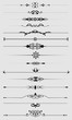 © saranai - Vintage text dividers set