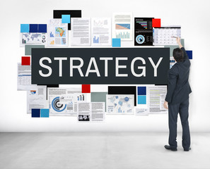 Wall Mural - Strategy Strategize Strategic Tactics Planning Concept