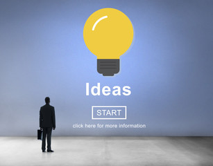 Wall Mural - Ideas Knowledge Innovation Aspiration Inspiration Concept