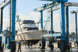© kuznets5smit7 - boat lift out of the water