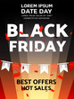 © Absemetov - black friday sale illustration vector design template. poster, banner