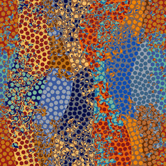 Aufkleber - Ethnic pattern of a circles