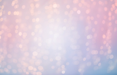 Wall Mural - blurred rose quartz and serenity lights bokeh