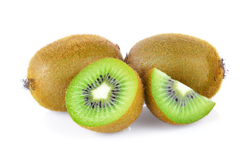 Sticker - Kiwi fruit isolated on white background