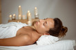 © Cookie Studio - Young beautiful girl relaxing in spa salon.