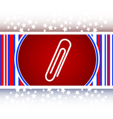 Poster - clip sign on web icon button