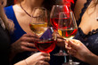© chagin - Happy young women with glasses of champagne.