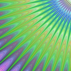 Poster - Colorful vector fractal background art