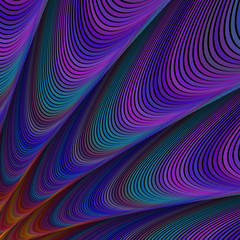 Poster - Dark computer generated fractal background art