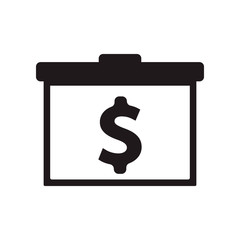 Poster - dollar Icon on the projector