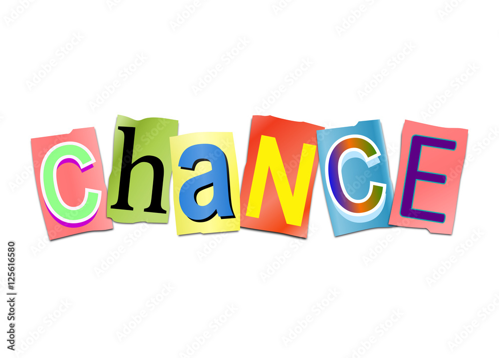 Chance word concept. Stock Illustration | Adobe Stock