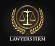 Luxury Lawyer Firm and Lawyer Company Logo Vector Design