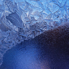 Wall Mural - Winter ice background