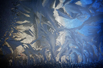 Wall Mural - Winter ice background