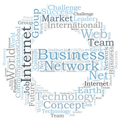 Global Business word cloud