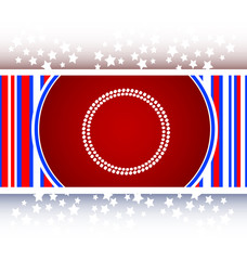Poster - glossy web buttons with abstract circles