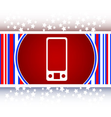 Poster - multimedia smart phone icon, button, graphic design element