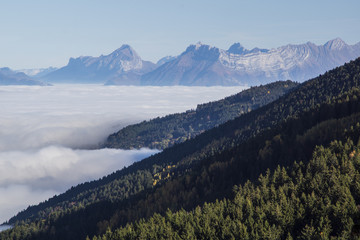  Massif de Belledonne - Mer de nuages.