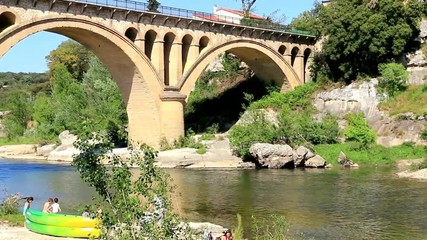 Wall Mural - Pont sur la rivière Gard