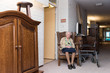97 years old woman suffers move into retirement home