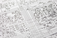 Electronics Engineering Drawing Or Circuit Schematic