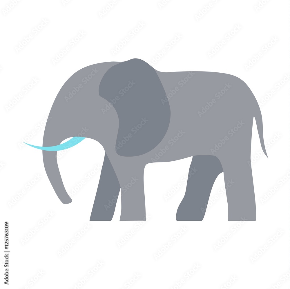 Elephane Vector Elephant vector illustration. Stock Vector | Adobe Stock
