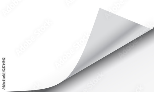 Page Curl Turning Effect Poster Mural XXL
