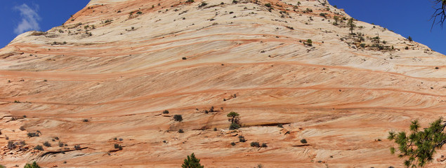 Wall Mural - White and red sandstone mountains