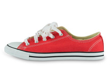 Fashion Red Shoe Isolated On White Background