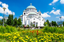 Church Of Saint Sava - Serbian Orthodox Church Located On The Vraсar Plateau In Belgrade