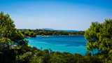 Fototapeta Krajobraz - Beautiful Panorama With Turquoise Water, Sithonia, Halkidiki, Greece