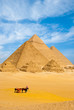 All Pyramids Together Egyptian Tourists Cart V
