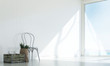 © teeraphan - Living room and sea view