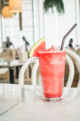 Wall Mural - Iced watermelon juice in glass