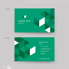 Wall Mural - Business card template