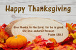 Happy Thanksgiving message